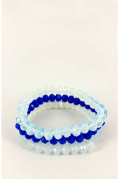 STIKLO KRISTALŲ APYRANKĖS (3VNT.)